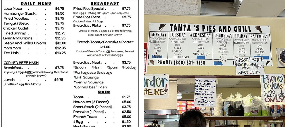 Tanya's Pies and Grill